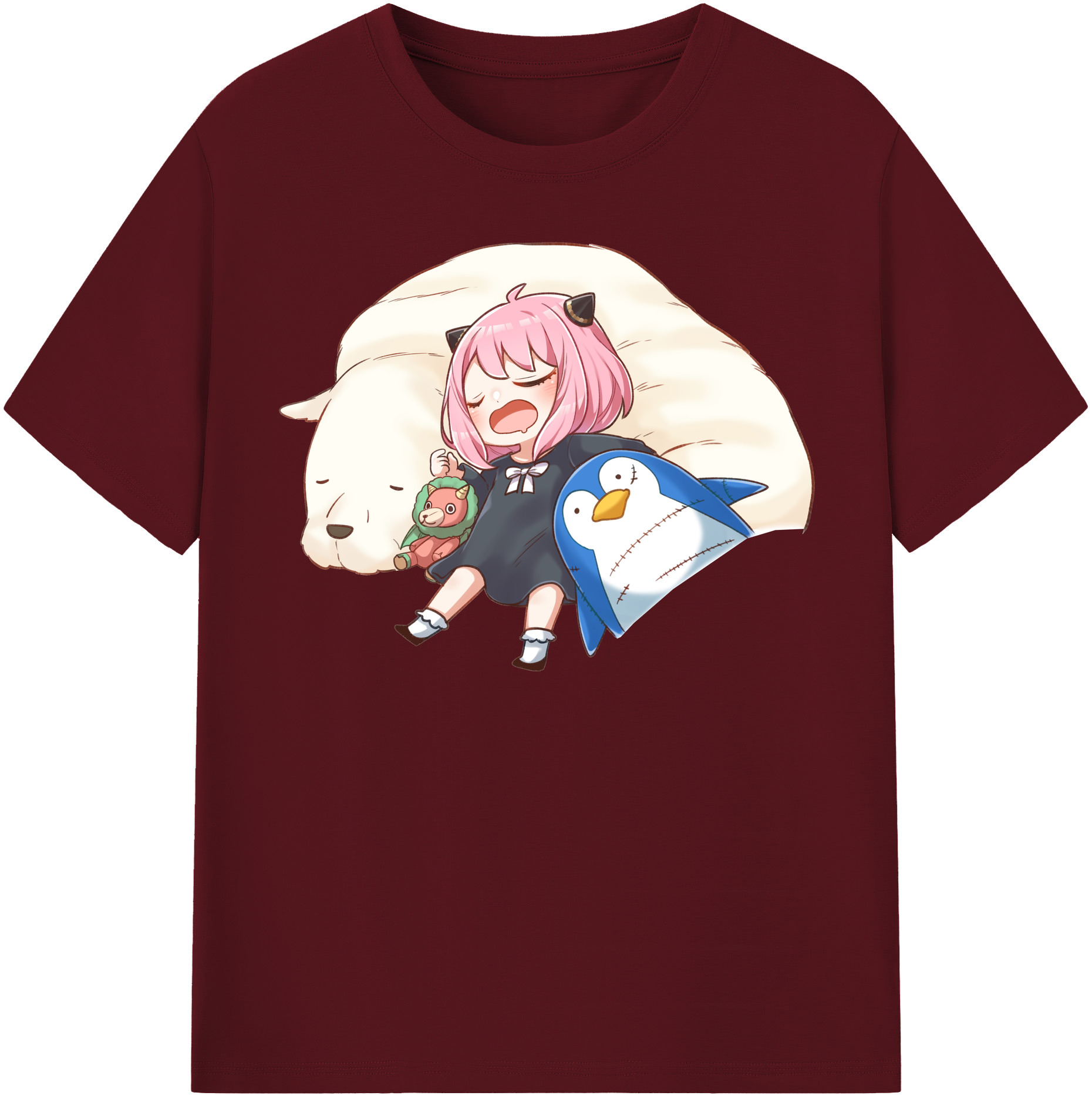（画像用） SPY×FAMILY间谍家家酒 綿100％半袖Tシャツ（フロントプリント）
